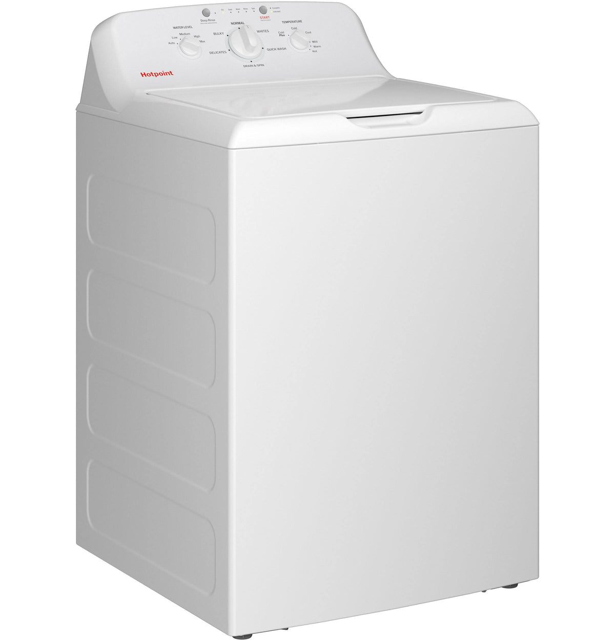 Hotpoint - 4.0 Cu. Ft. High-Efficiency Top Load Washer with Cold Plus - White