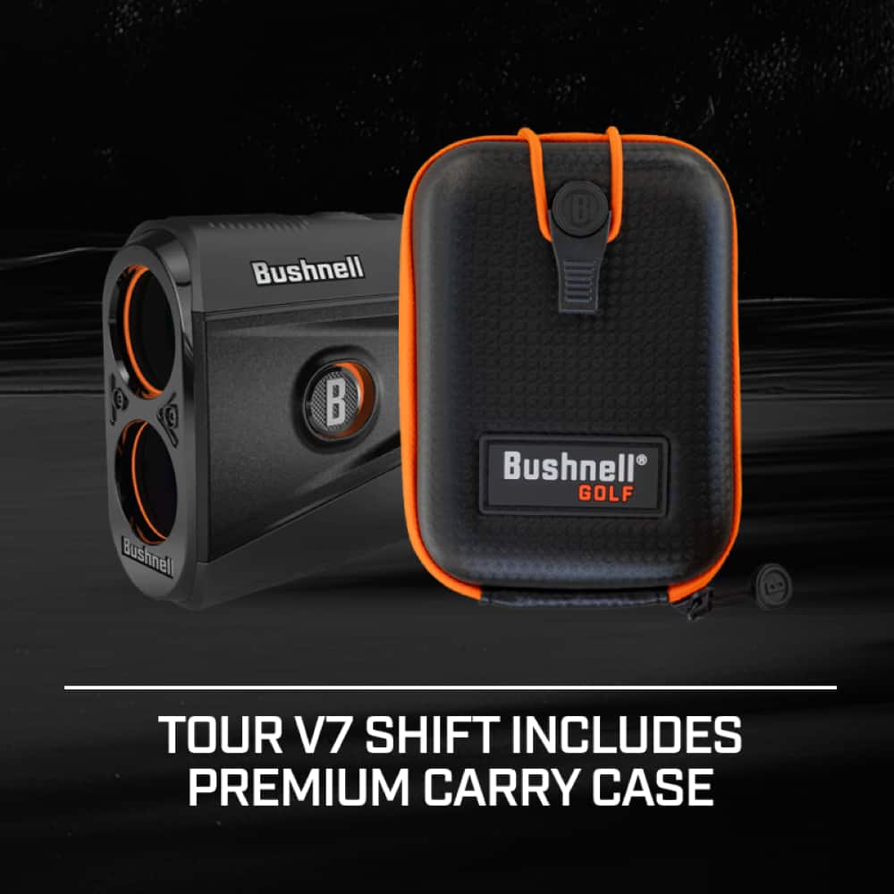 Bushnell - Tour V7 Shift Patriot Pack Laser Rangefinder - Black/Orange