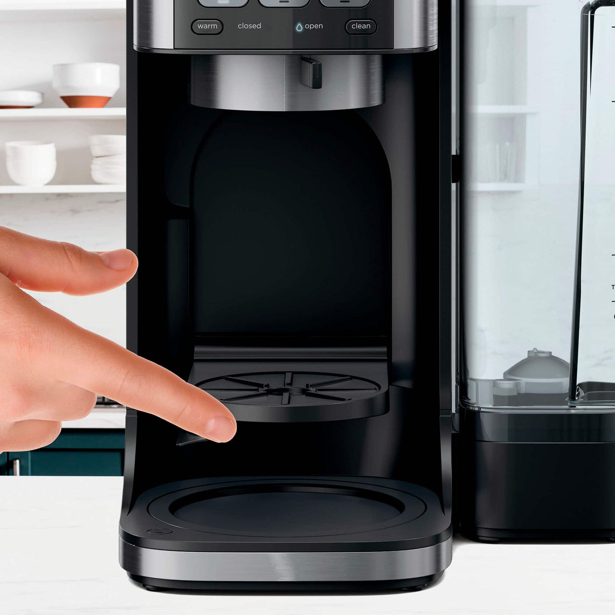 Ninja - Refurbished DualBrew XL Hot & Iced Coffee Maker, Single-Serve, Compatible with K-Cups & 14-Cup Drip Coffee Maker - Stainless Steel