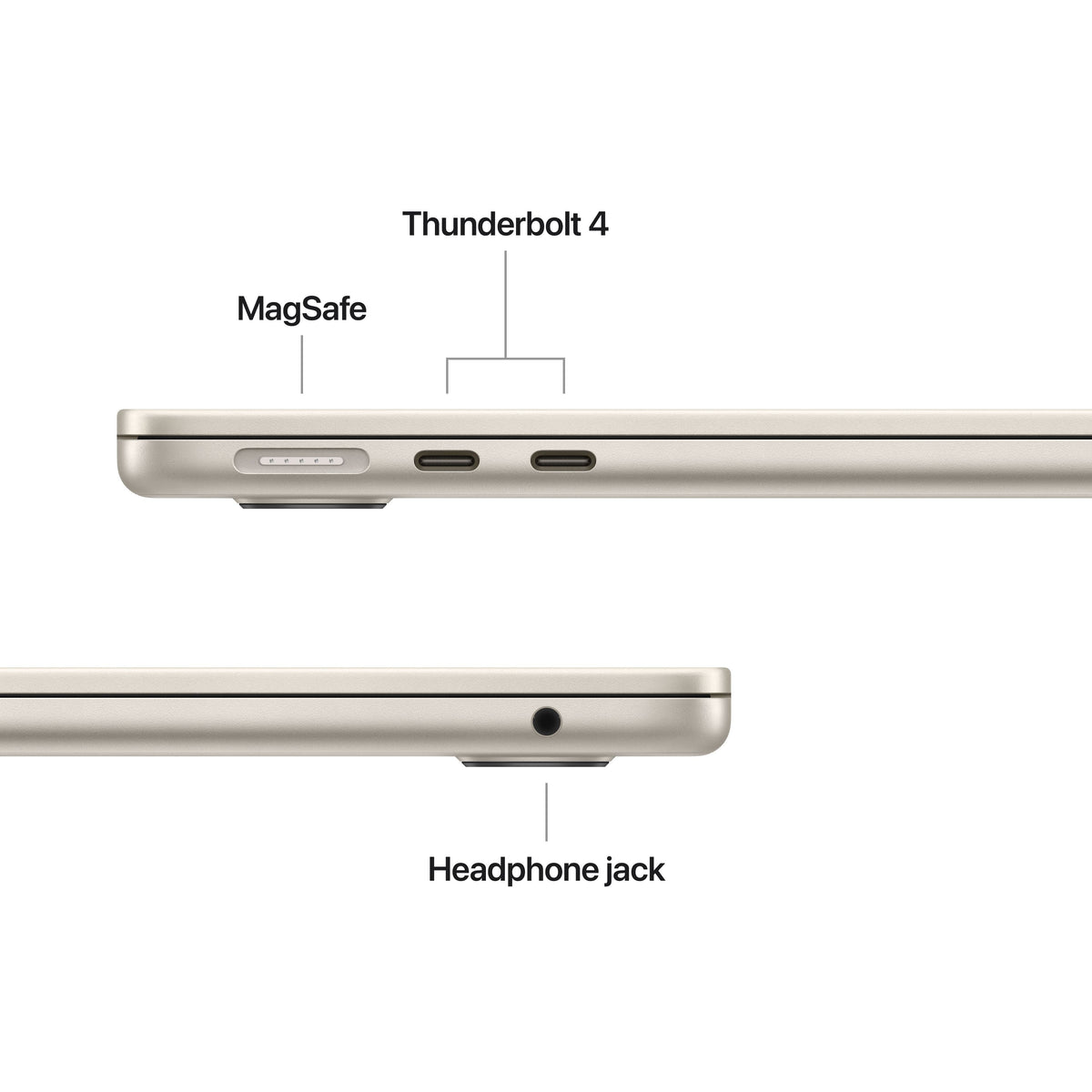 Apple - MacBook Air 13-inch Laptop - M5 chip with 10-core CPU and 10-core GPU - 24GB Memory - 1TB SSD - Starlight