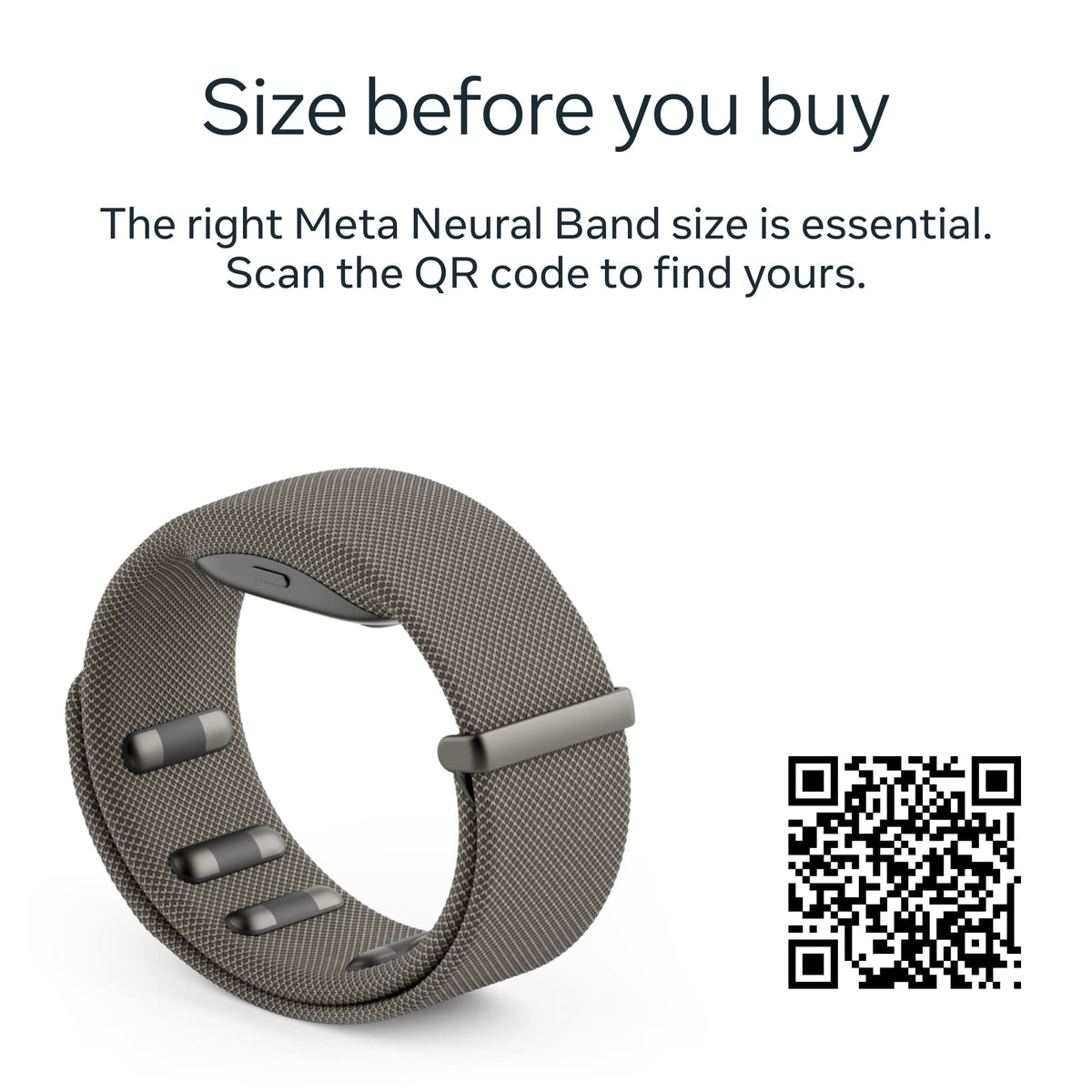 Meta - Ray-Ban Display & Neural Band | AI glasses with in-lens display - Shiny frame, large - band size 3 - Sand