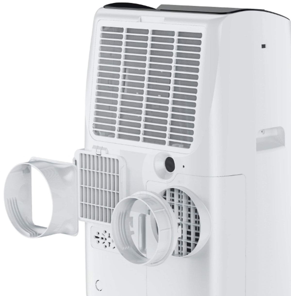 TCL - 450 Sq. Ft. 10,000 BTU Q-Series Ultra-Quiet Dual Hose Inverter Smart Portable Air Conditioner - White