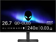 Alienware - AW2726DM 27" QD-OLED QHD 240Hz 0.03ms FreeSync Premium Pro Gaming Monitor with HDR (HDMI, DisplayPort) - Black