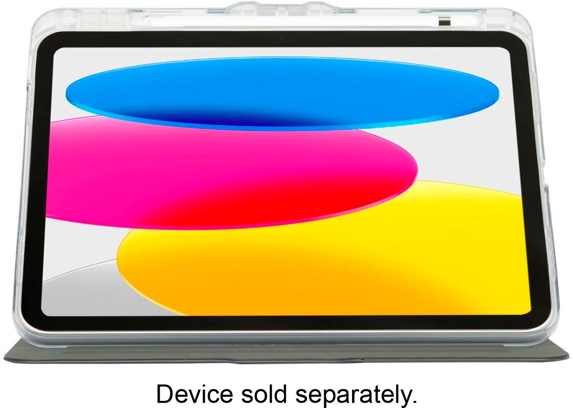 Targus - VersaVu Slim Clear Case for 10.9" iPad (A16) and iPad (10th gen.) - Clear/ Black