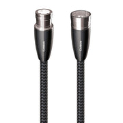 AudioQuest - Carbon AES/EBU 2.75' Digital XLR Balanced Cable with XLR to XLR Connectors - Gray on Black