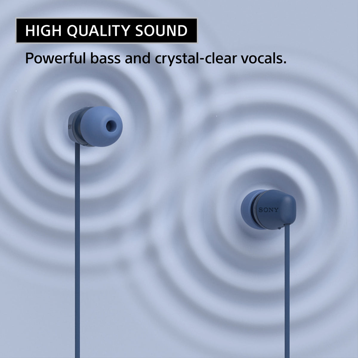 Sony - USB-C Wired In-ear Headphones - Blue