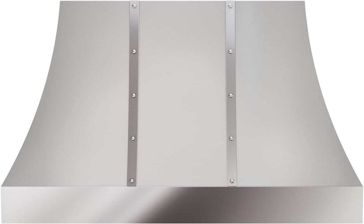 Zephyr - 48 inches - Externally Vented & Externally Vented - Shell Range Hood - Stainless Steel