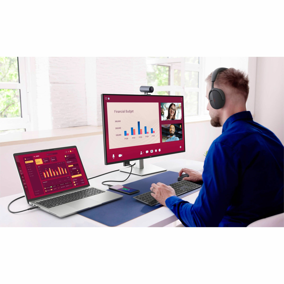 Dell - Pro Plus 31.5" IPS LED 4K UHD 100Hz Monitor (USB, HDMI) - Black, Gray, Dual Color