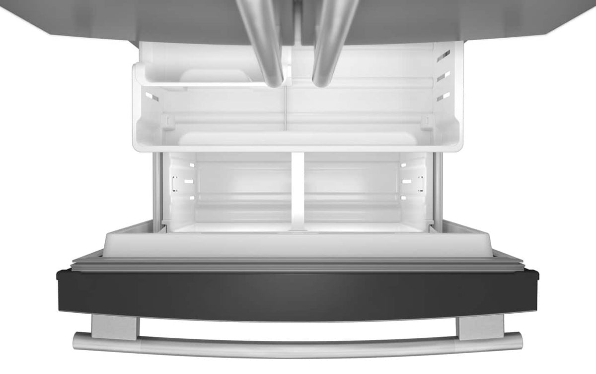 KitchenAid - 30 in. Wide 20 cu. ft. French Door Refrigerator with PrintShield Finish and Interior Dispense - Stainless Steel