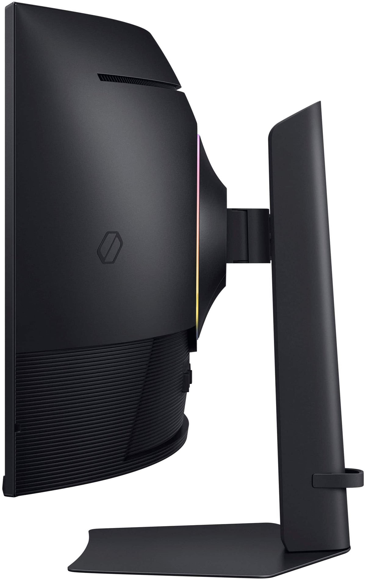 Samsung - 40" Odyssey G75F WUHD 180Hz 1ms AMD FreeSync Prem Pro Curved Gaming Monitor with HDR 600 (DisplayPort, HDMI) - Black