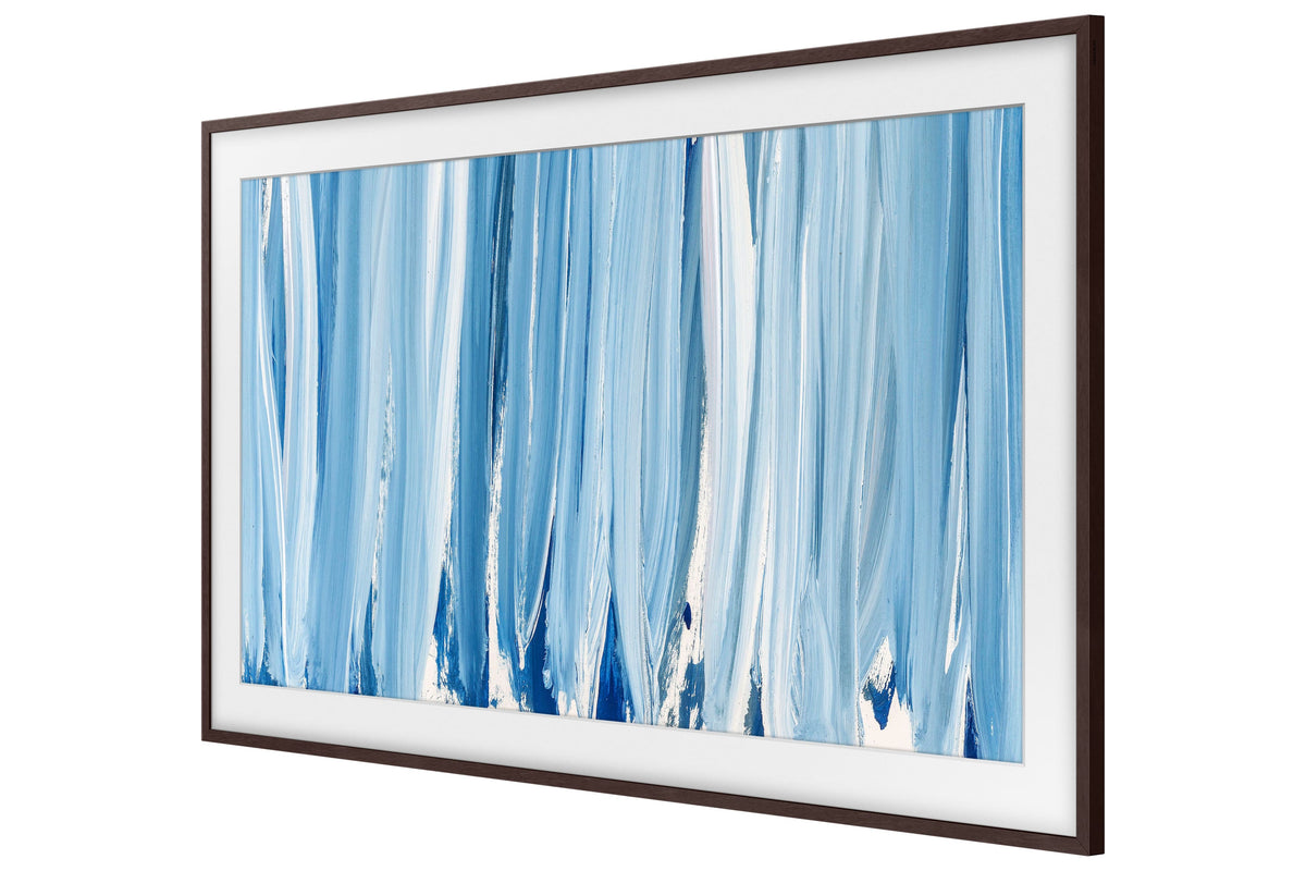Samsung - 85" The Frame Customizable Bezel - Modern - Brown