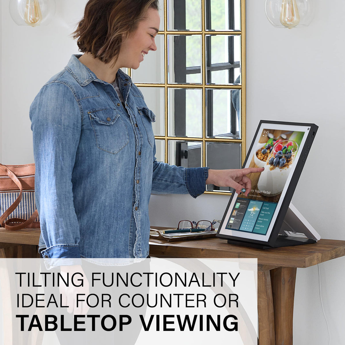 Sanus - Echo Show 15 Tilt Stand - White