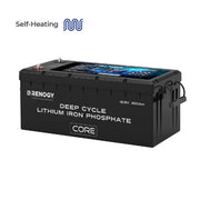 Renogy - 12V 300Ah Core Series Deep Cycle Lithium Iron Phosphate Battery w/Self-Heating