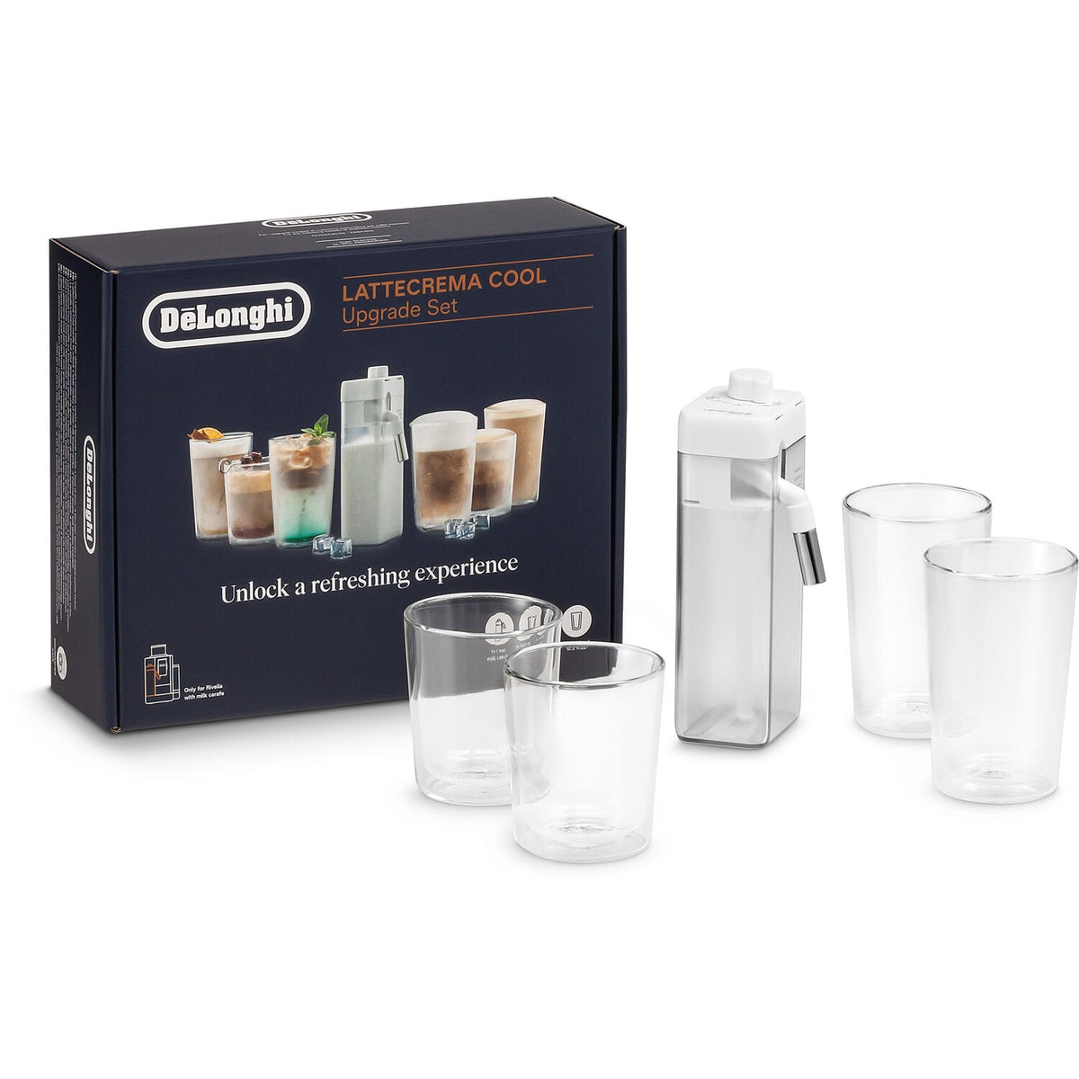 De'Longhi - LatteCrema Cool Upgrade Set - White
