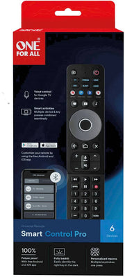 One for All - Smart Control Pro 6 - Black