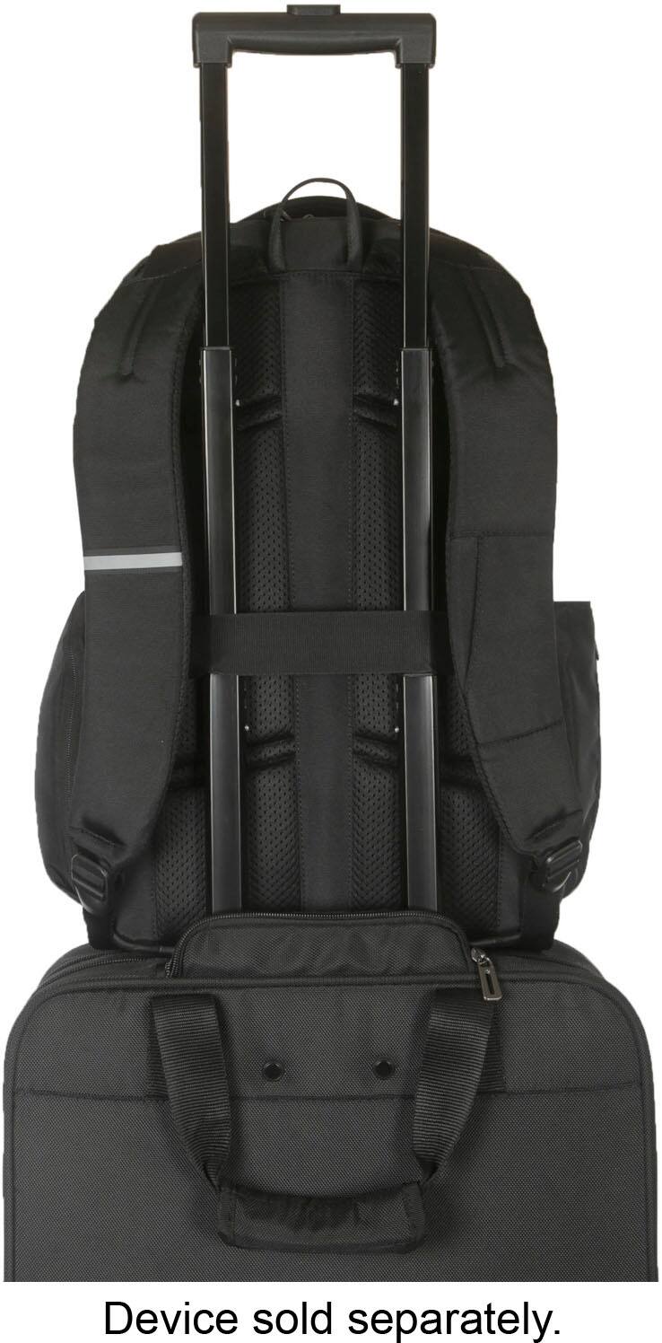 Targus - 17” Voyager EXP Travel Backpack - Black/Orange
