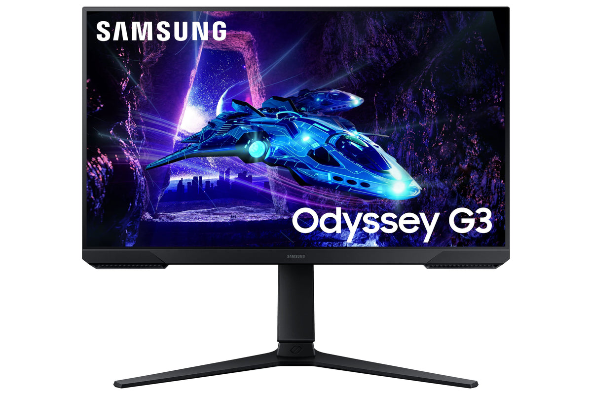 Samsung - Odyssey G30D 24" LED FHD AMD FreeSync Premium 180Hz 1ms Gaming Monitor (DisplayPort, HDMI) - Black