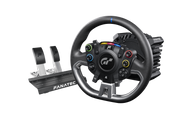 Fanatec - Gran Turismo Pro – 5Nm Direct Drive Force Feedback Sim Racing Bundle with Wheel, Pedals & Clamp for PC and PlayStation - Black