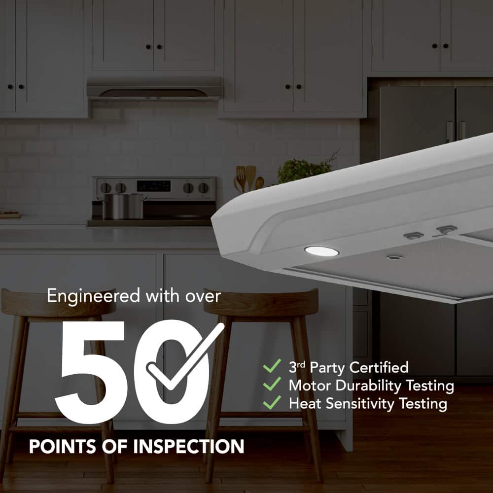 Broan - 30 inches - Convertible - Under cabinet Range Hood - Stainless Steel