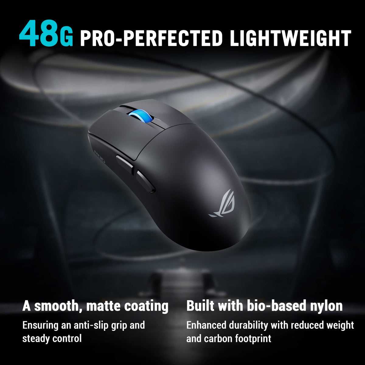 ASUS - ROG Harpe II Ace Ultralight Optical Gaming Mouse with ROG SpeedNova Wireless Technology - Wireless - Black