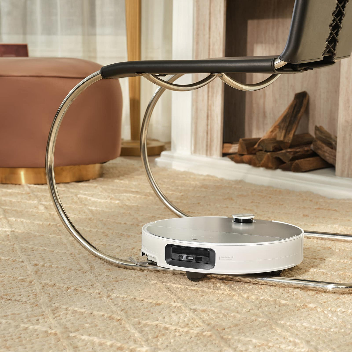 Roborock - Saros 10 Ultra Thin, Self-Lifting Robot Vacuum and Mop , 22,000 Pa Suction Hyper Force and Multi-Fuction Dock - White