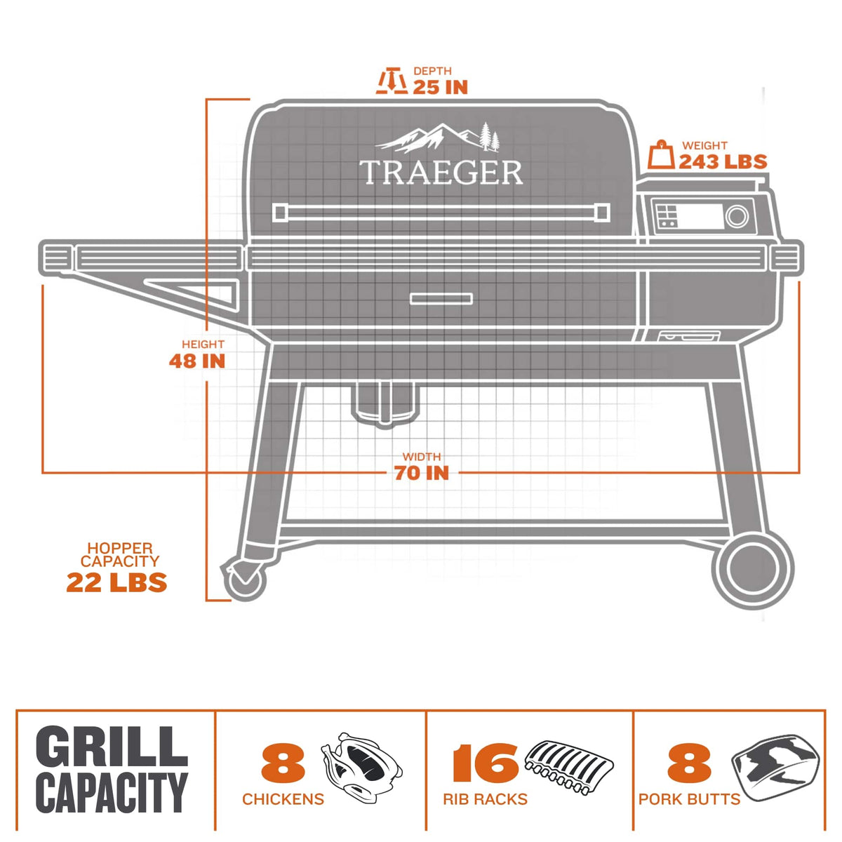 Traeger Grills - Ironwood XL Pellet Grill - Black