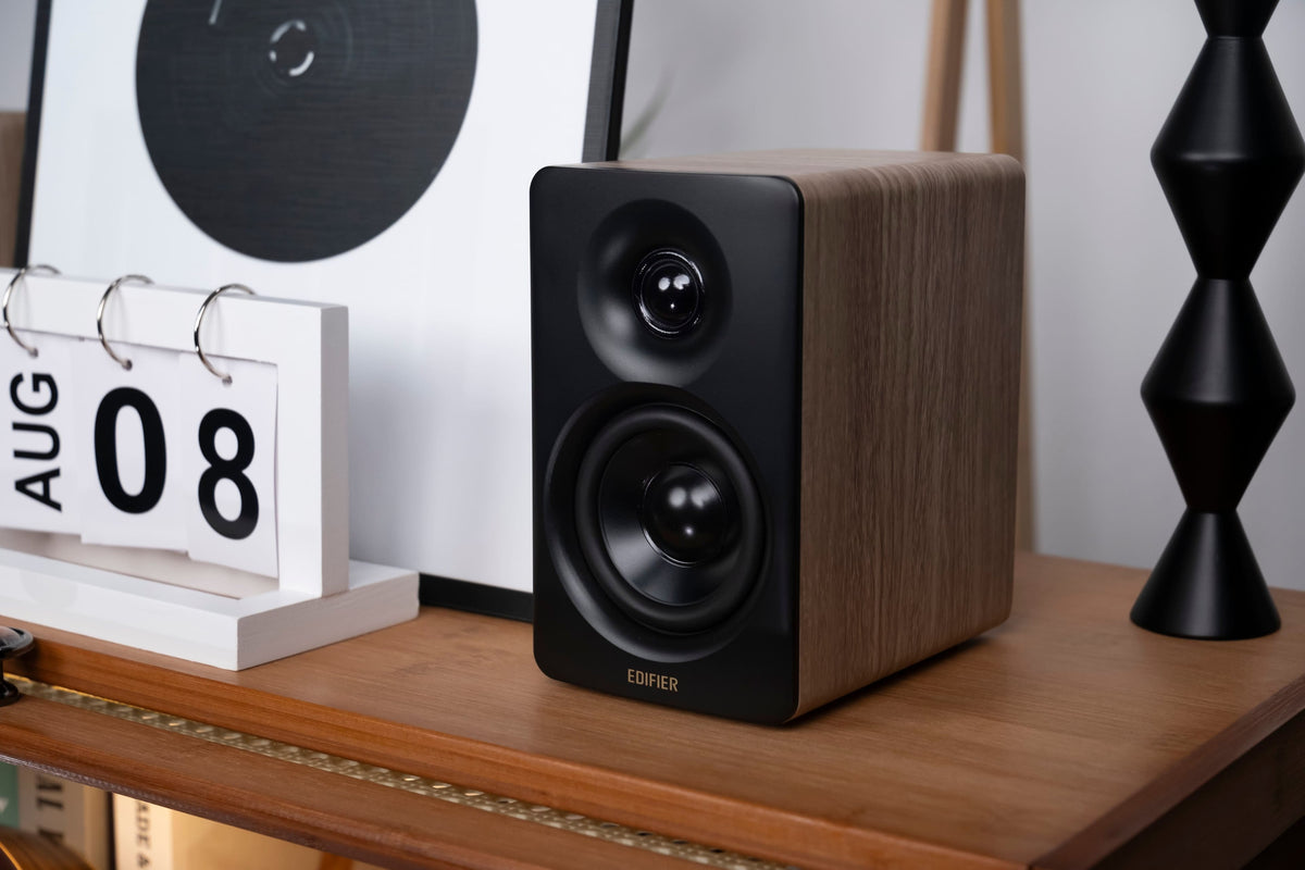 Edifier - M60 Compact Desktop 2.0 Speakers (Pair) - Oak Brown