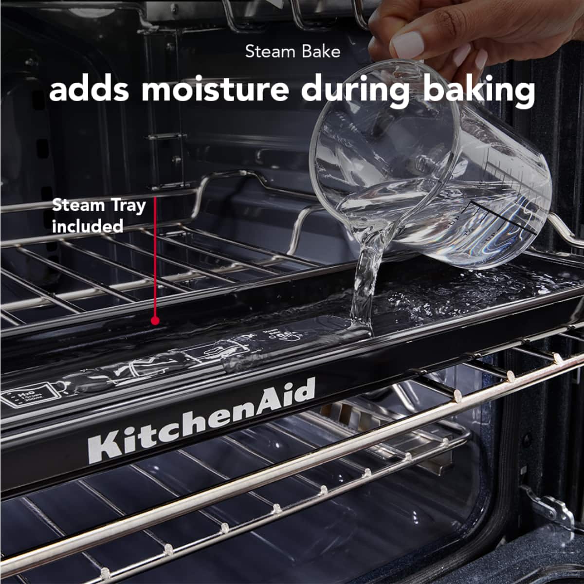 KitchenAid - 27" Smart Built-In Electric Single Wall Oven with Assisted Cooking Modes - Stainless Steel