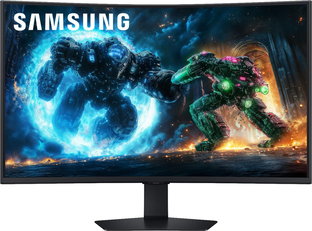 Samsung - 37" Odyssey G75F 4K 165Hz 1ms AMD FreeSync Prem Pro Curved Gaming Monitor with HDR 600 (DisplayPort, HDMI) - Black