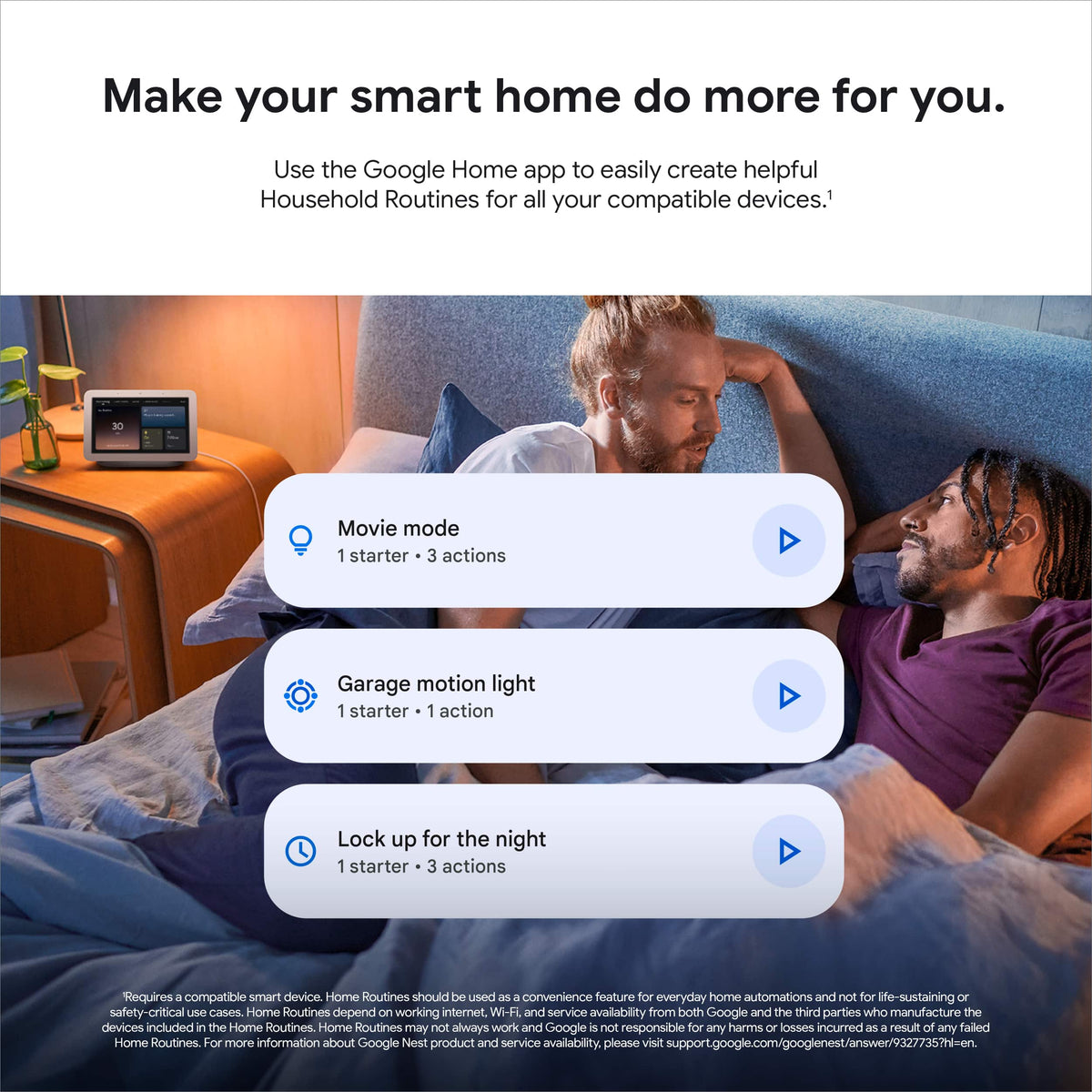 Google - Nest Cam with Floodlight - Outdoor or Wired - Smart Security Camera - Snow