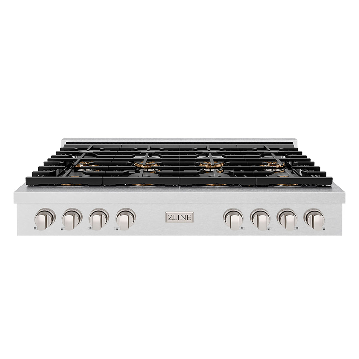 ZLINE - 48 in. Wide 8 Burner Paramount Gas Cooktop with DuoPro (PSRTS-48) - Satin Stainless Steel