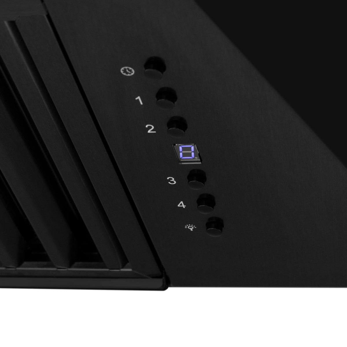 ZLINE - 30 inches - Externally Vented - Wall Range Hood - Black Stainless Steel