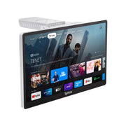 Sylvox - 15.6" Mini Under Cabinet Smart TV for Kitchen, 1080P Full HD Google TV with Voice Remote