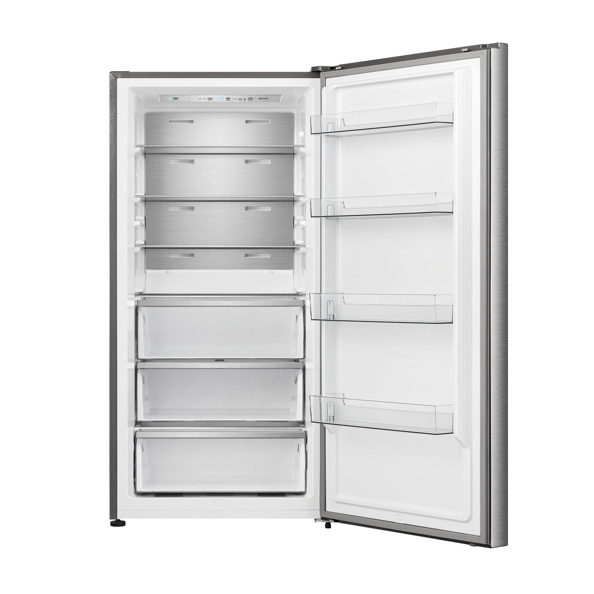 Forno Appliances - Maderno 13.6 Cu. Ft. Frost-Free Convertible Refrigerator/Freezer with Right Swing Door - Stainless Steel