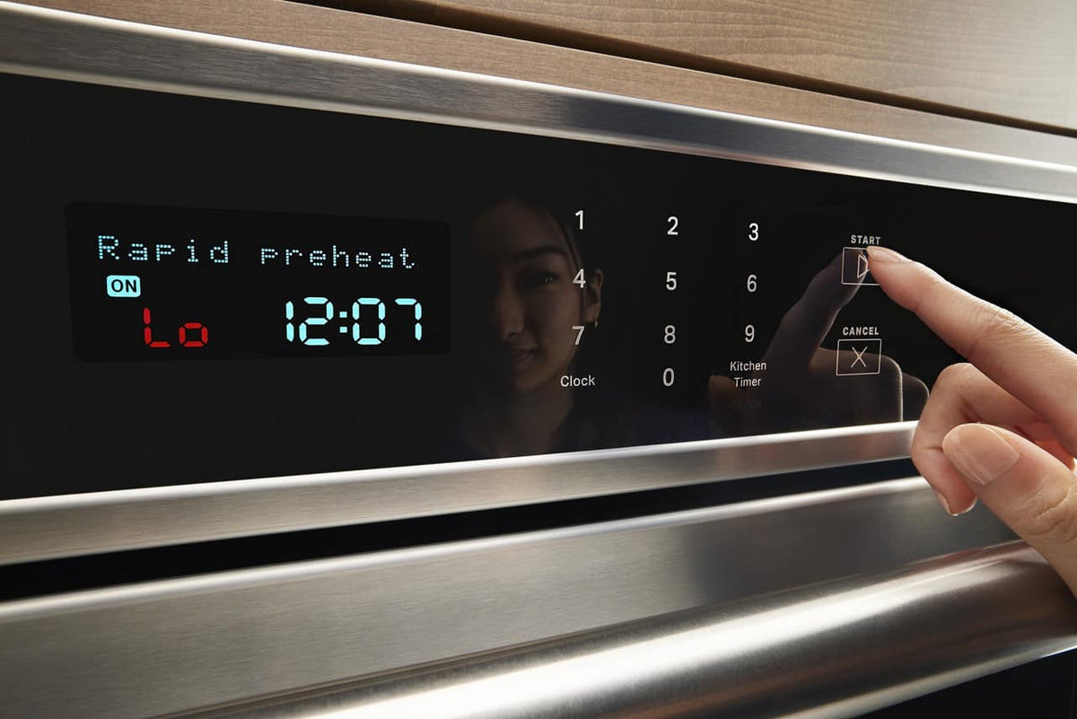 Maytag - 30-Inch Wide Single Wall Oven with EvenAir TRUE Convection System - 5.0 Cu. Ft - Fingerprint-Resistant Stainless Finish