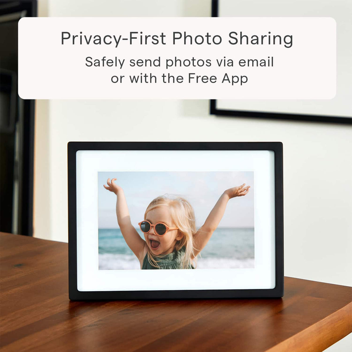 Skylight - 10" Wifi Digital Picture Frame - Black