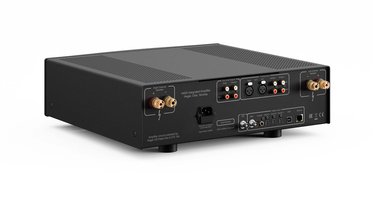 Hegel - H400 Integrated Amplifier - Black