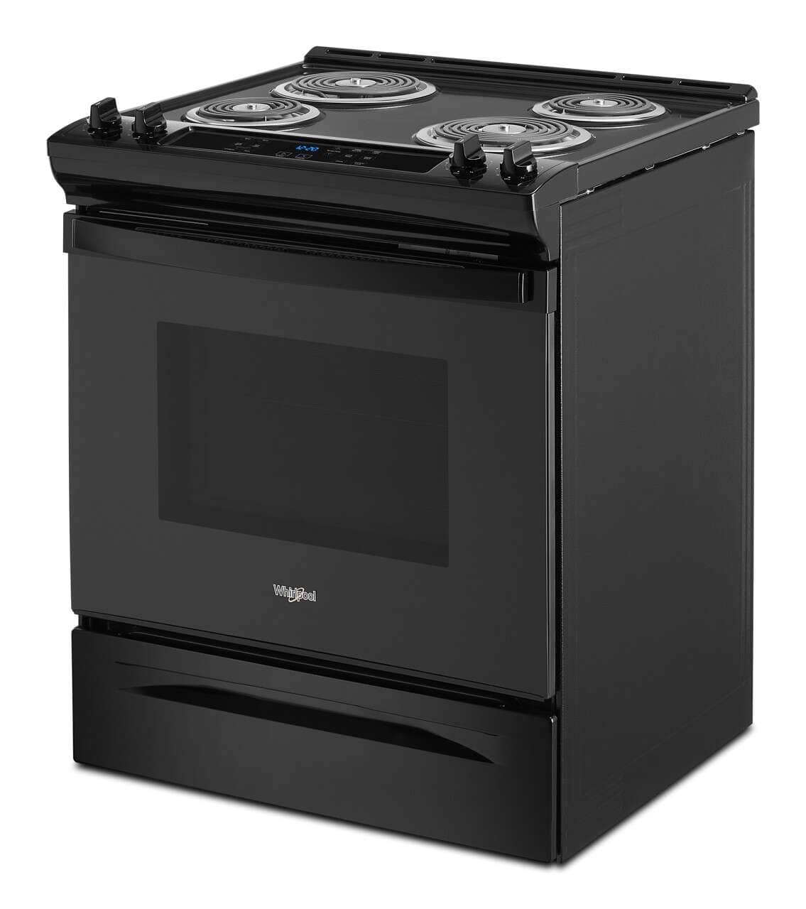 Whirlpool - 30 in. Wide 4 element 4.8 cu. ft. Electric Range - Black