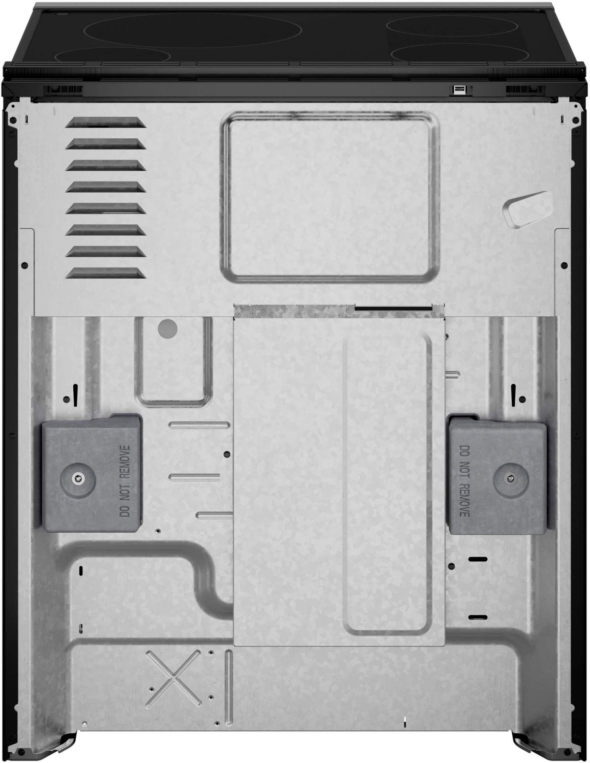 GE Profile - 30 in. Wide 4 Elements 5.3 Cu. Ft. Slide-In Electric Induction Convection Range with Air Fry and EasyWash Oven Tray - Stainless Steel