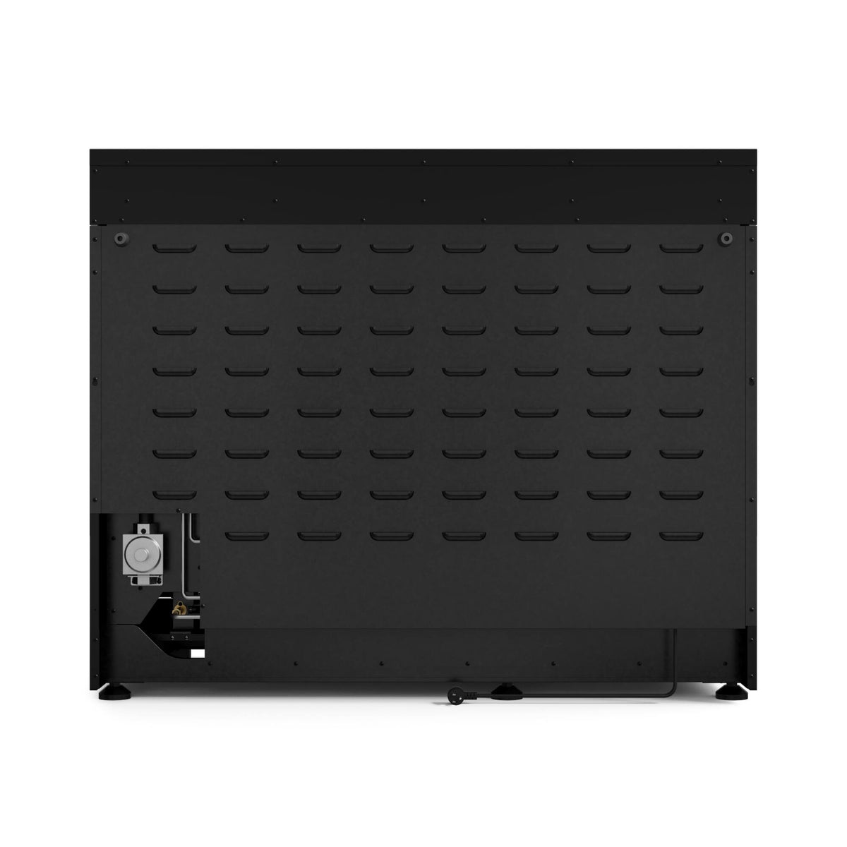 48 in. Wide 7 Burner Gordon Ramsay Series by Thor Kitchen 6.8 Cu. Ft Freestanding Gas Range with Navy Blue Hardware - Black