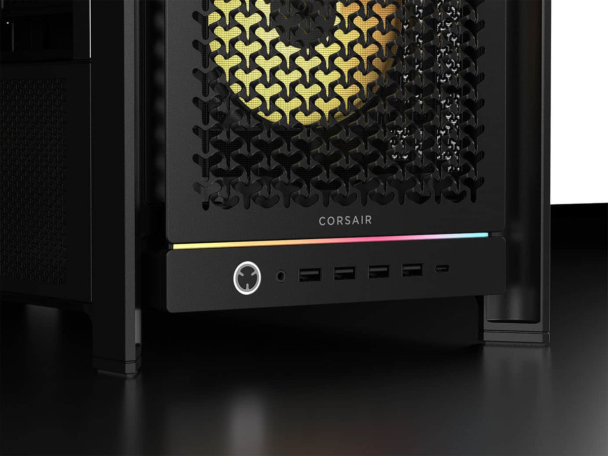 CORSAIR - 5000D RS ARGB Mid-Tower Modular PC Case - Black