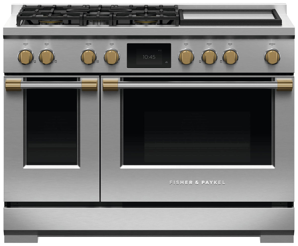 Fisher & Paykel - Pro Range Dial Kit, 48", 8 Burner, Dark Copper - Compatible with RDV3-488 - Dark Coper