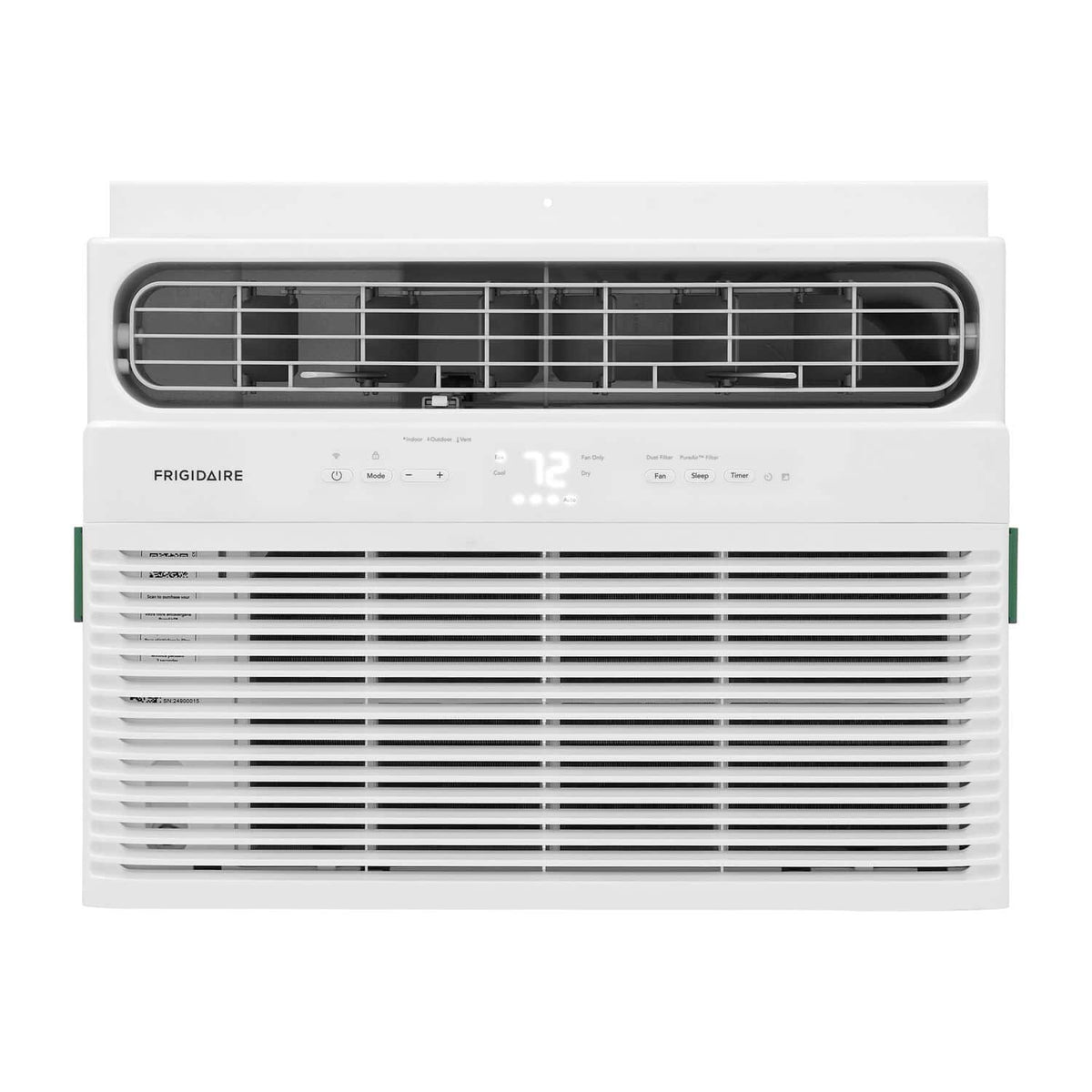 Frigidaire - 12,000 BTU 550 Sq. Ft. Smart Window Air Conditioner with Remote - White