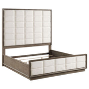 Cama con paneles tapizados Prescott