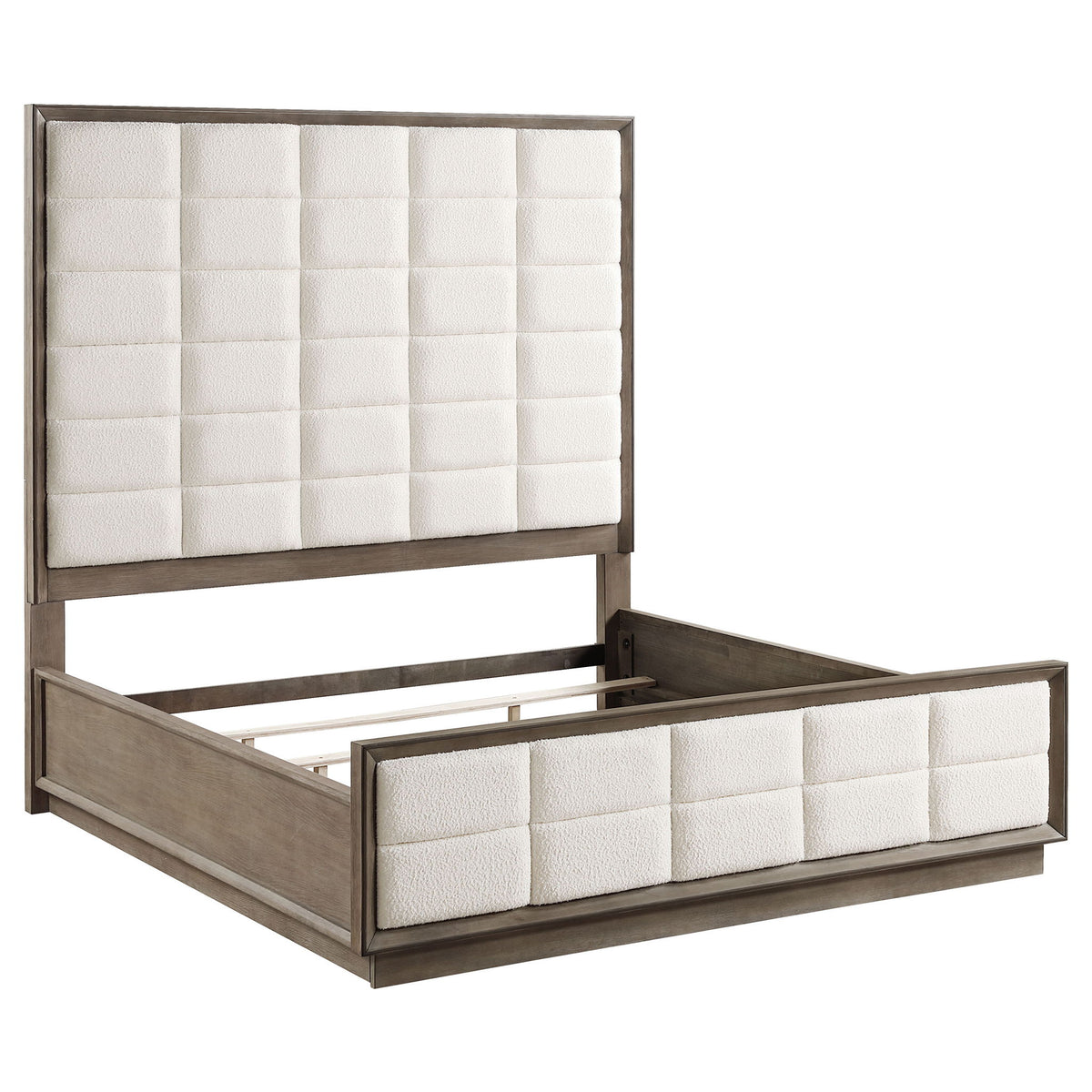 Cama con paneles tapizados Prescott
