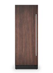 Viking - 30"W 16.0 cu. ft VEIL Integrated Upright Built-in Column Freezer-Custom Panel _LH - Custom Panel Ready