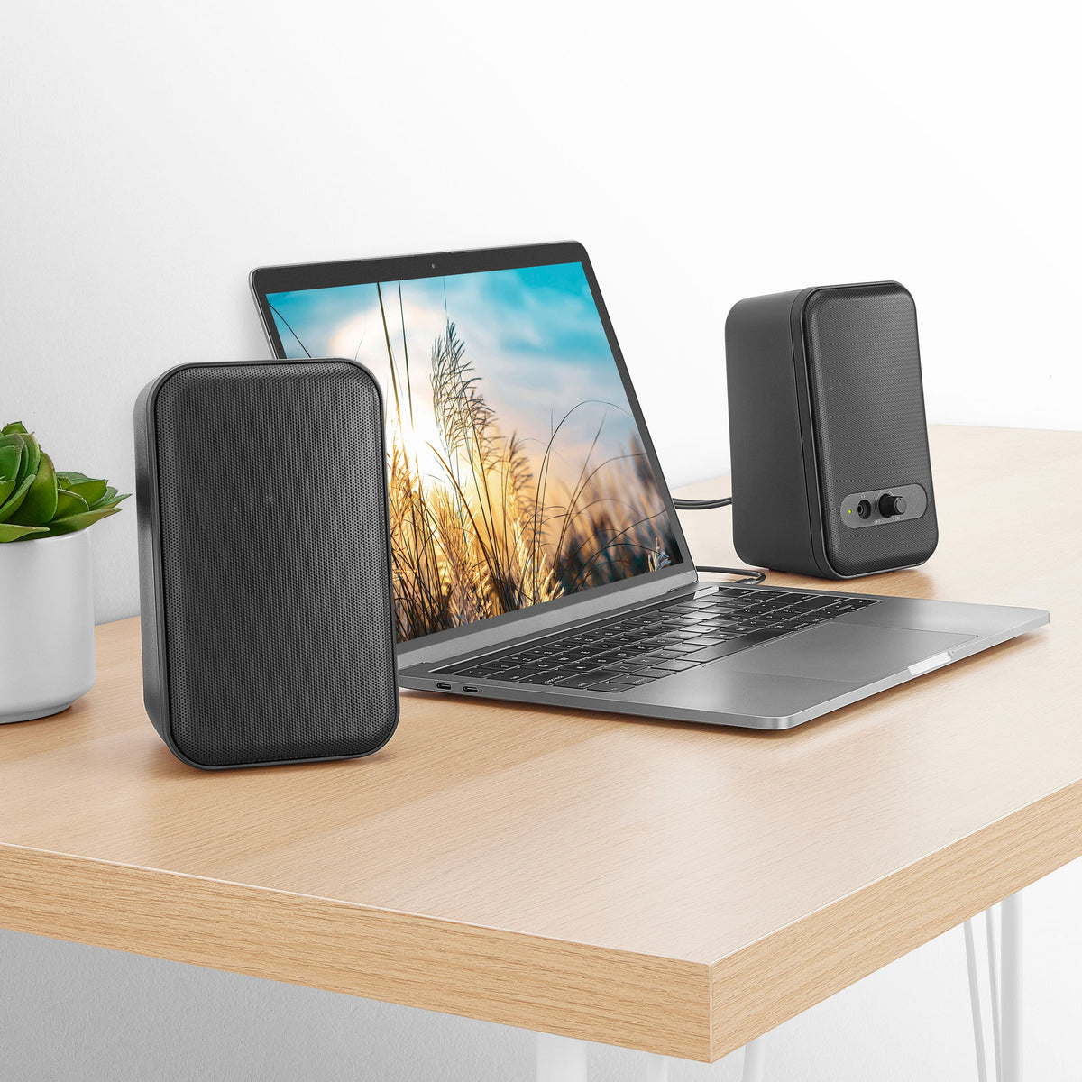 Insignia™ - 2.0 Computer Speakers (2-Piece) - Black