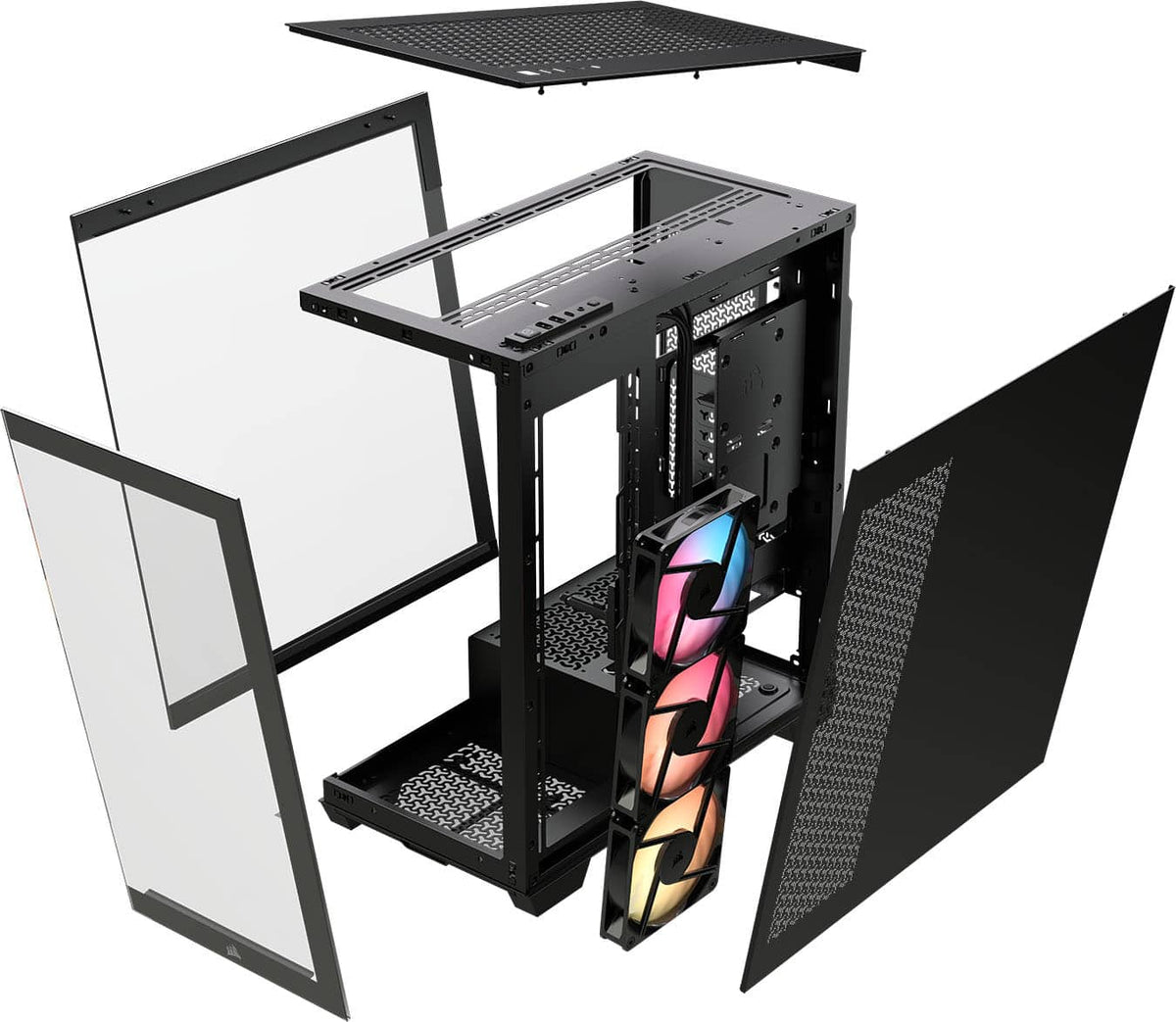 CORSAIR - 3500X RS-R ARGB ATX Mid-Tower PC Case - Black