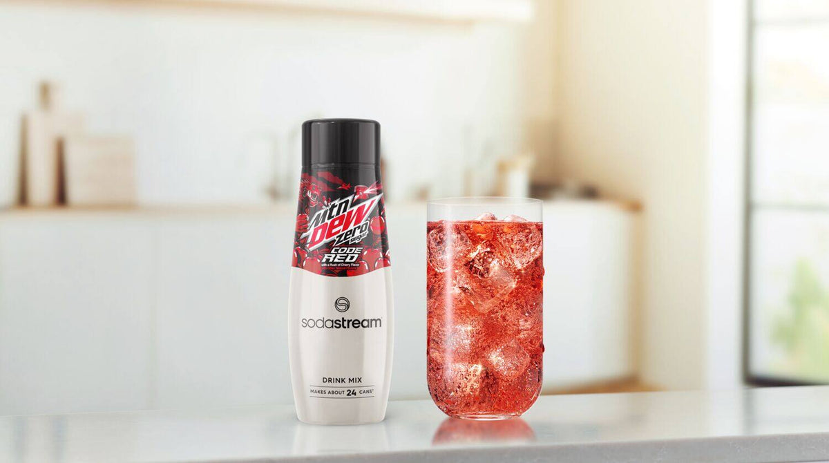 SodaStream - Mountain Dew Code Red Zero Drink Mix  4-Pack
