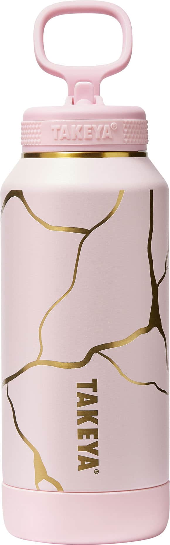 Takeya - Kintsugi 32-oz. Leakproof Water Bottle with Straw Lid - Rose